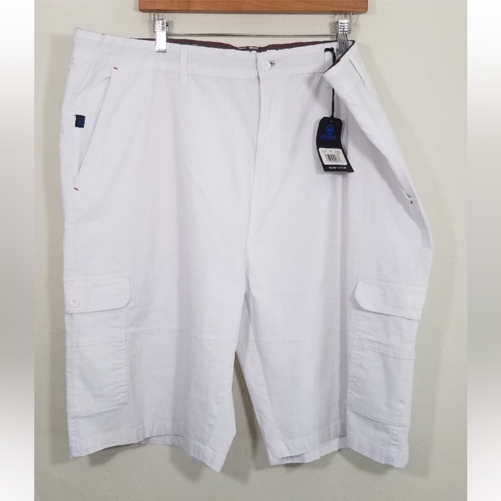 Nwt Monument Stretch Cargo Shorts White Size 52